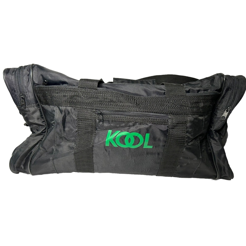 KOOL‎ Cigarettes Advertising Promotional Black Nylon Duffel Gym Travel Bag 21"